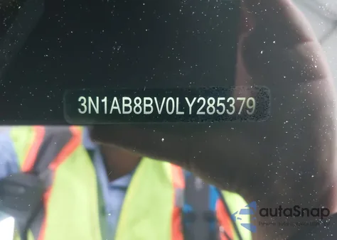 2020 Nissan Sentra S Xtronic Cvt z USA, uszkodzony, nr VIN 3N1AB8BV0LY285379